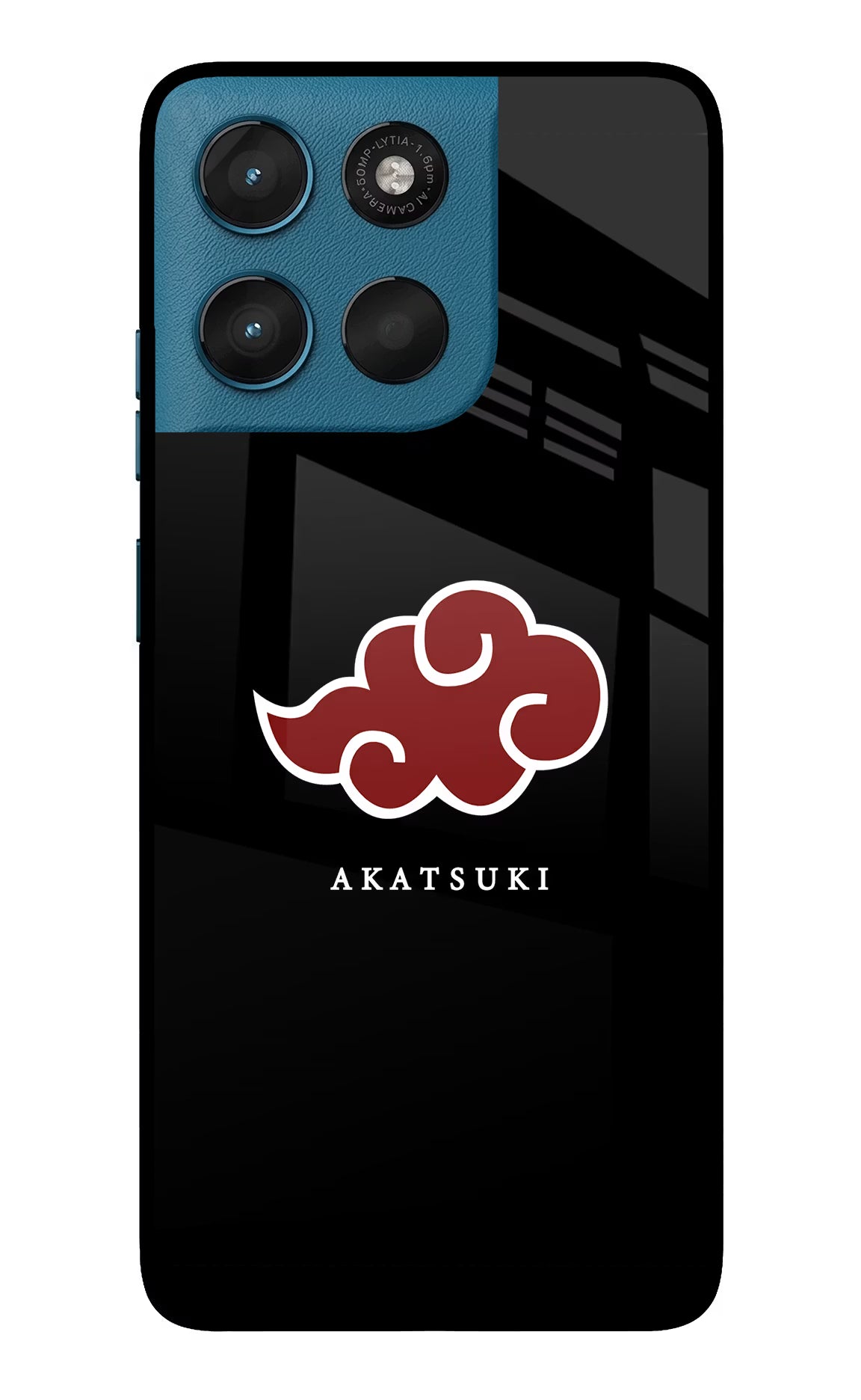 Akatsuki Moto G57 Power 5G Glass Case Back Cover by Casekaro
