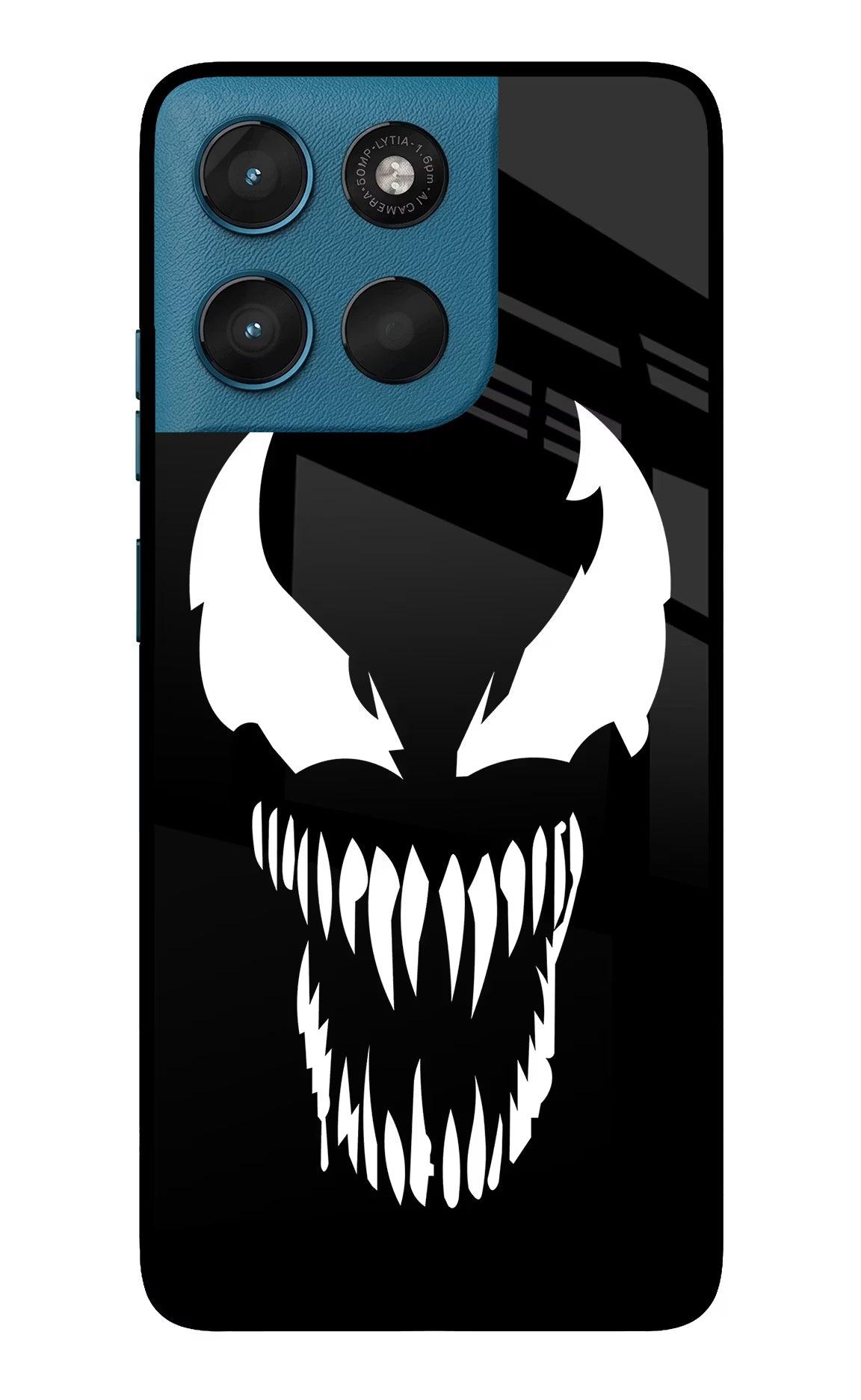 Venom Moto G57 Power 5G Glass Case Back Cover by Casekaro