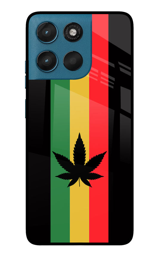 Weed Flag Moto G57 Power 5G Glass Case