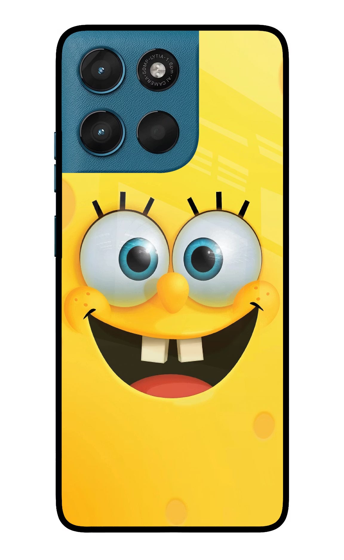 Sponge 1 Moto G57 Power 5G Glass Case Back Cover by Casekaro