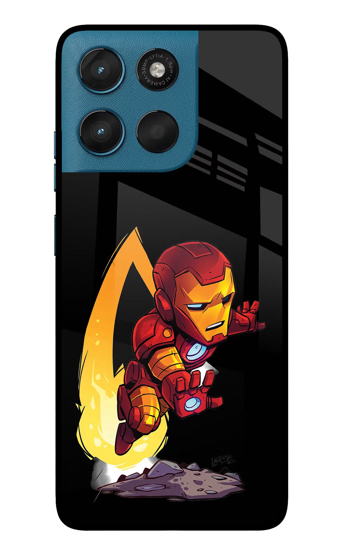 IronMan Moto G57 Power 5G Glass Case Back Cover by Casekaro