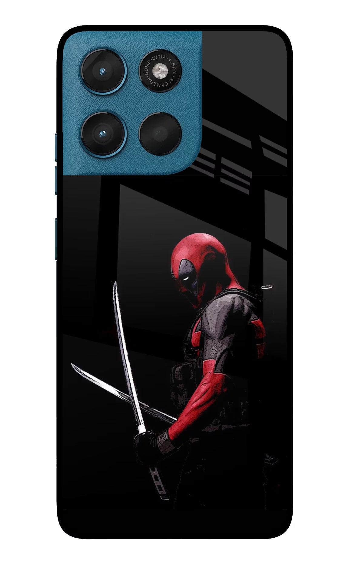 Deadpool Moto G57 Power 5G Glass Case
