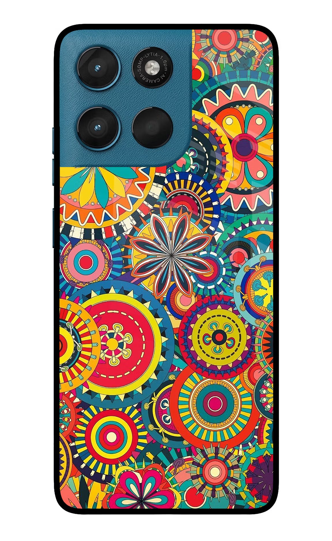 Gol Gol Art Moto G57 Power 5G Glass Case Back Cover by Casekaro