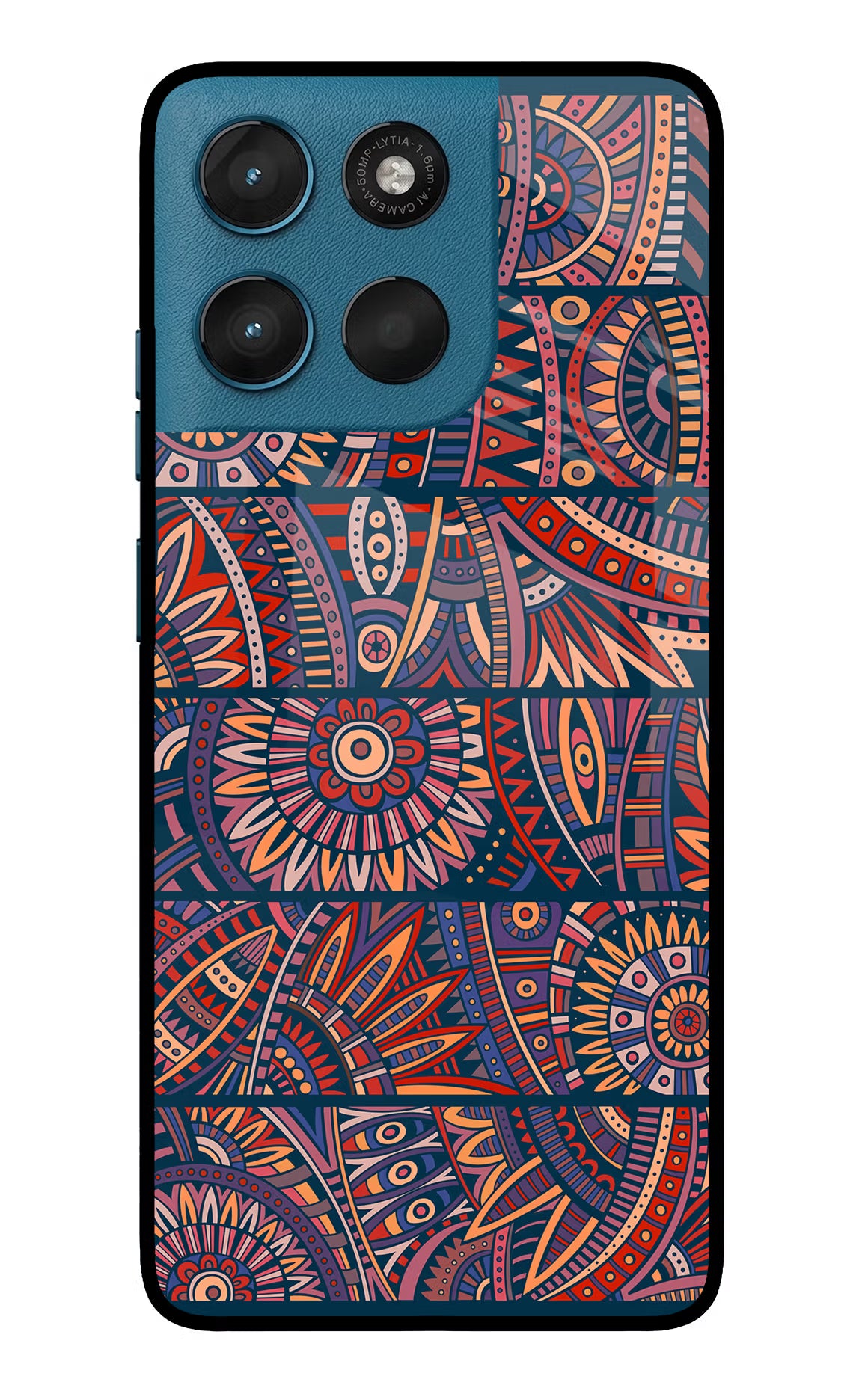 African Culture Design Moto G57 Power 5G Glass Case Back Cover by Casekaro