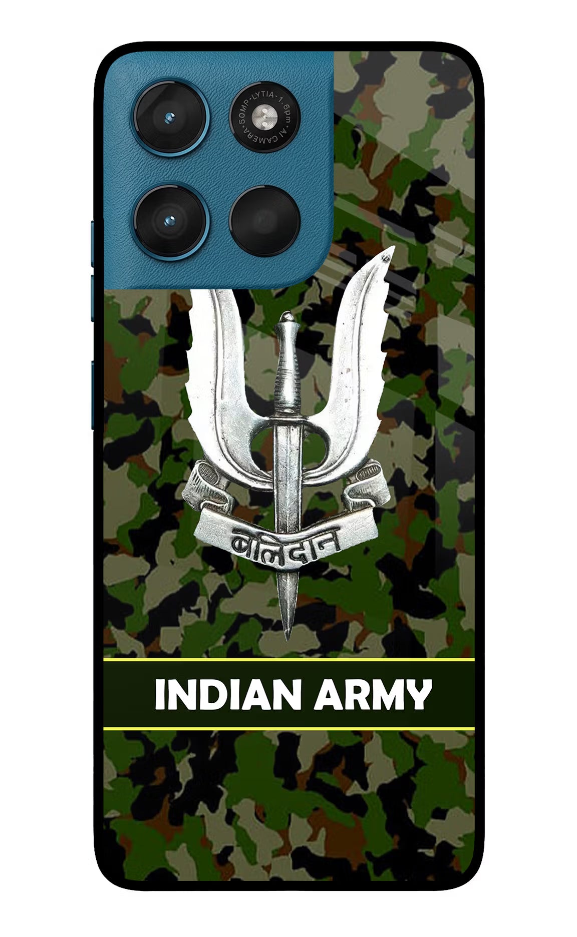 Balidan Indian Logo Moto G57 Power 5G Glass Case Back Cover by Casekaro