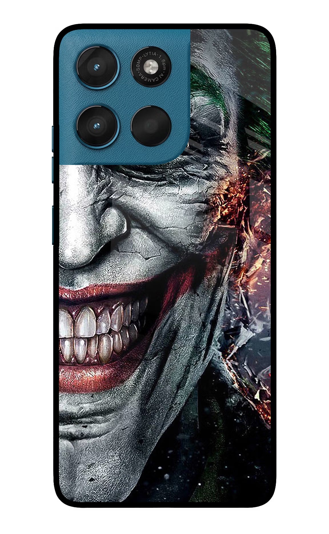 Joker Cam Moto G57 Power 5G Glass Case Back Cover by Casekaro