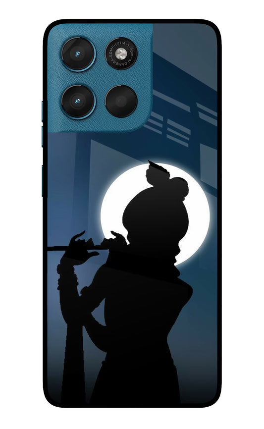 Shri Krishna Silhouette Moto G57 Power 5G Glass Case