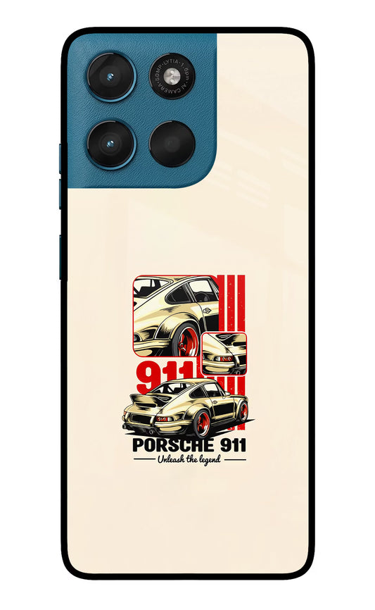 Classic Porsche 911 Moto G57 Power 5G Glass Case