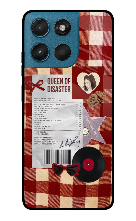 Queen of Disaster Moto G57 Power 5G Glass Case