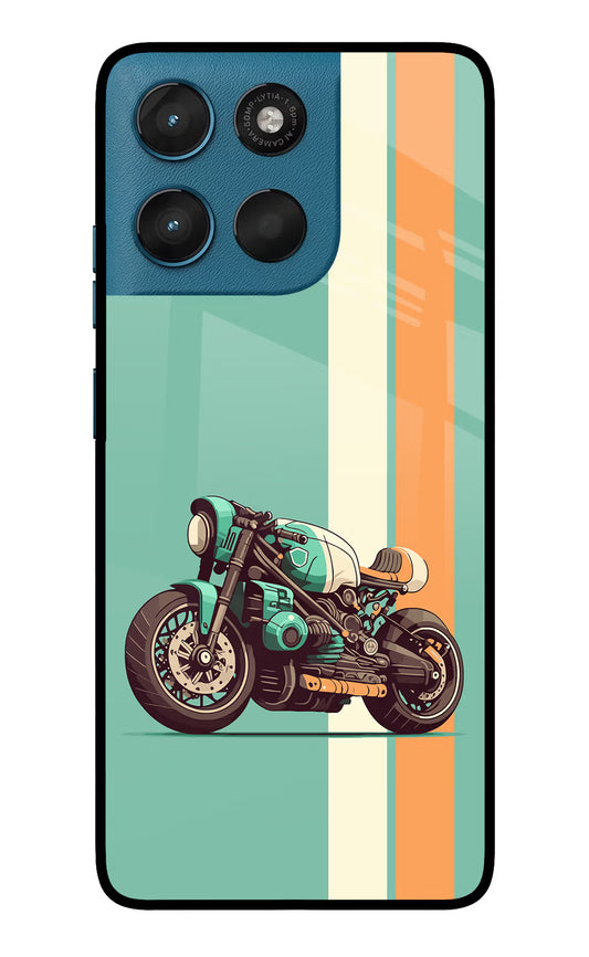 Striped Moto Drift Moto G57 Power 5G Glass Case