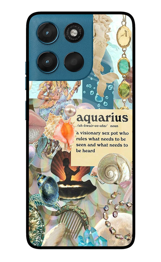 Aquarius Zodiac Moto G57 Power 5G Glass Case