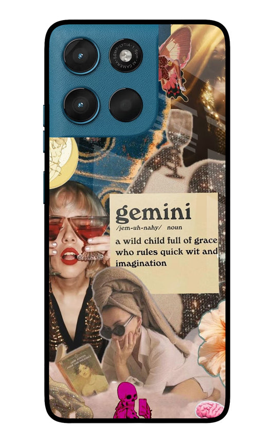 Gemini Zodiac Moto G57 Power 5G Glass Case