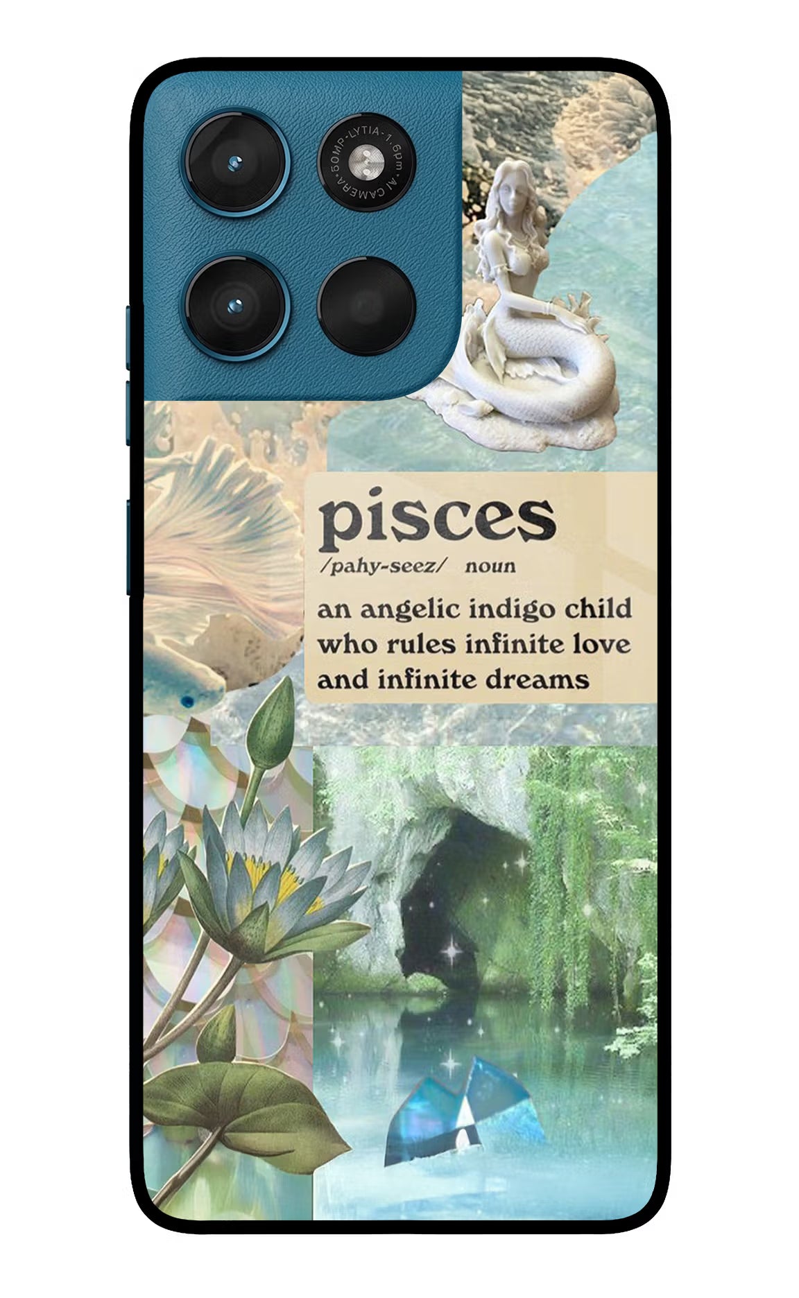 Pisces Zodiac Moto G57 Power 5G Glass Case