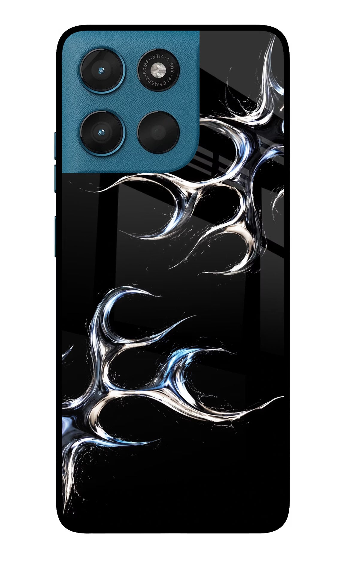 Chrome Tribal Moto G57 Power 5G Glass Case Back Cover by Casekaro
