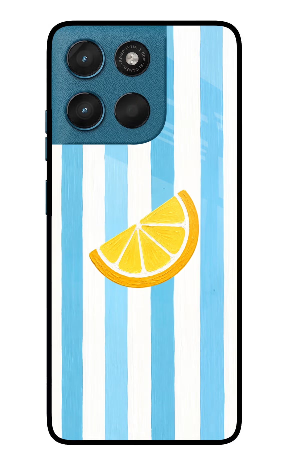Summer Lemon Moto G57 Power 5G Glass Case