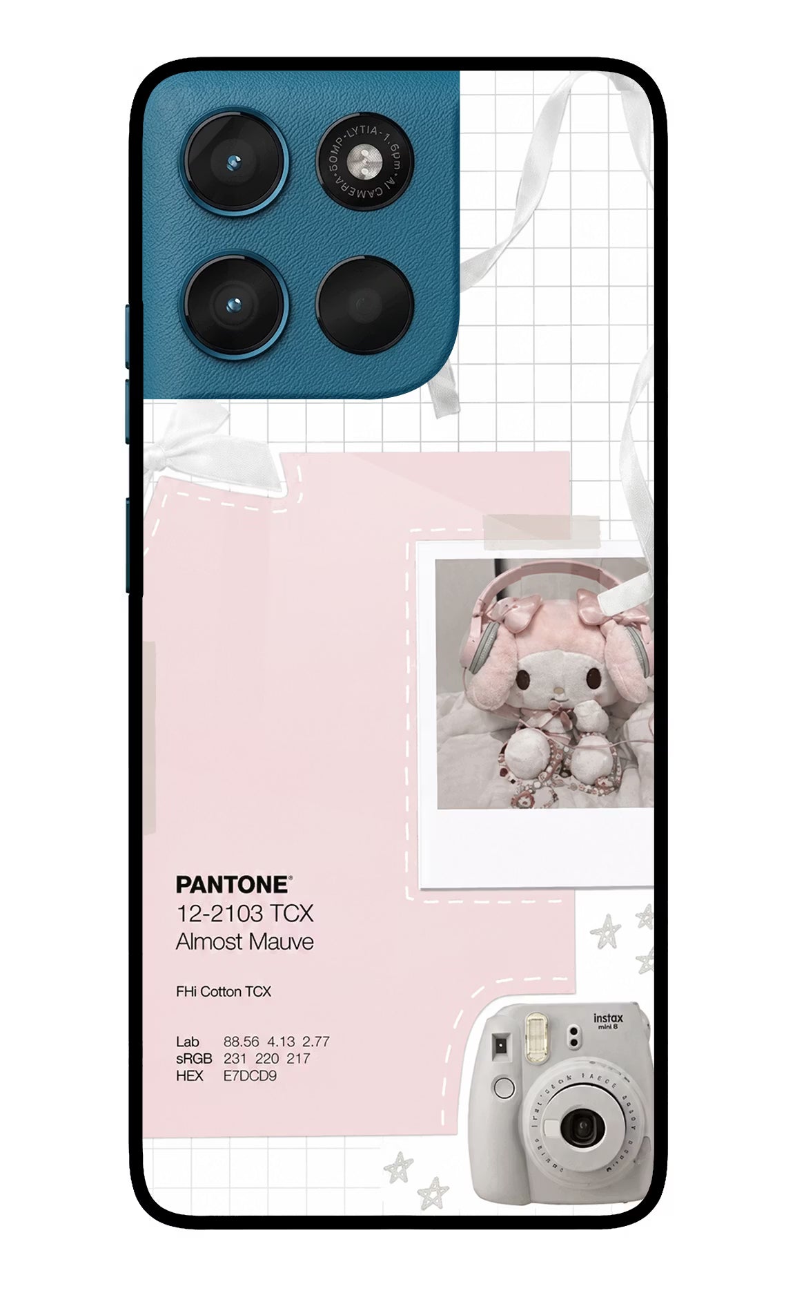 Pantone Asthetic Moto G57 Power 5G Glass Case