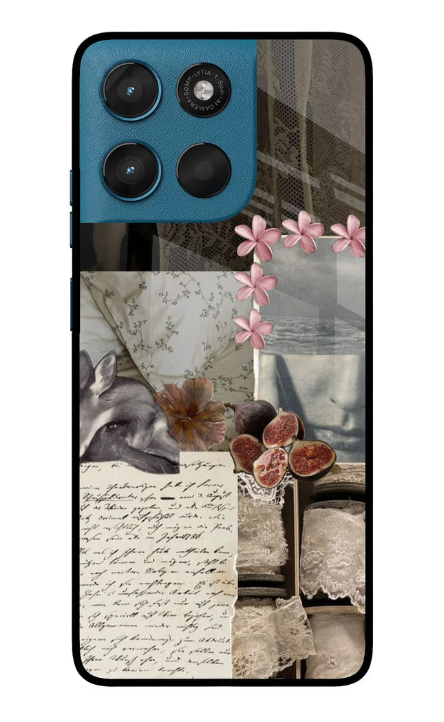 Midnight Sky Moto G57 Power 5G Glass Case Back Cover by Casekaro