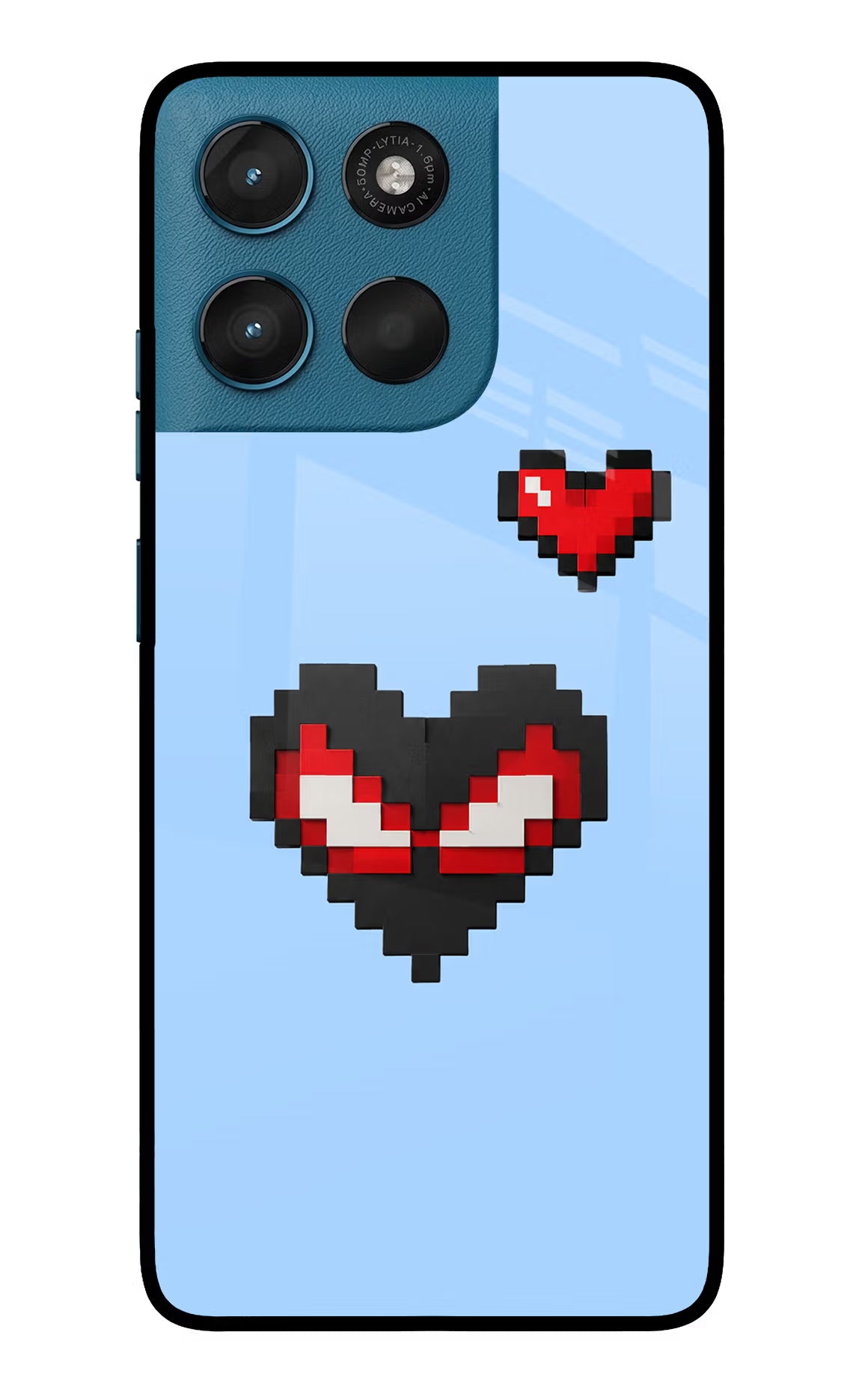 Peter Heart Moto G57 Power 5G Glass Case