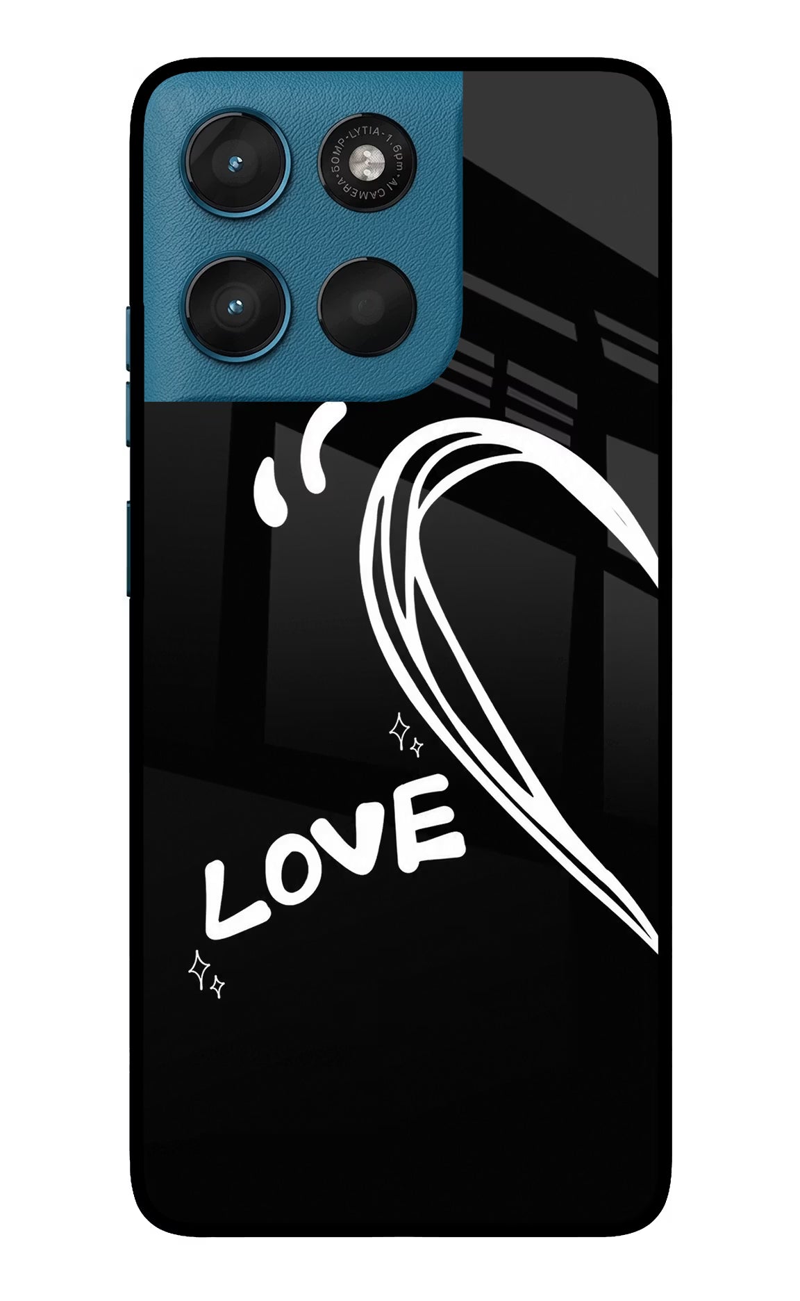 Love Line Moto G57 Power 5G Glass Case