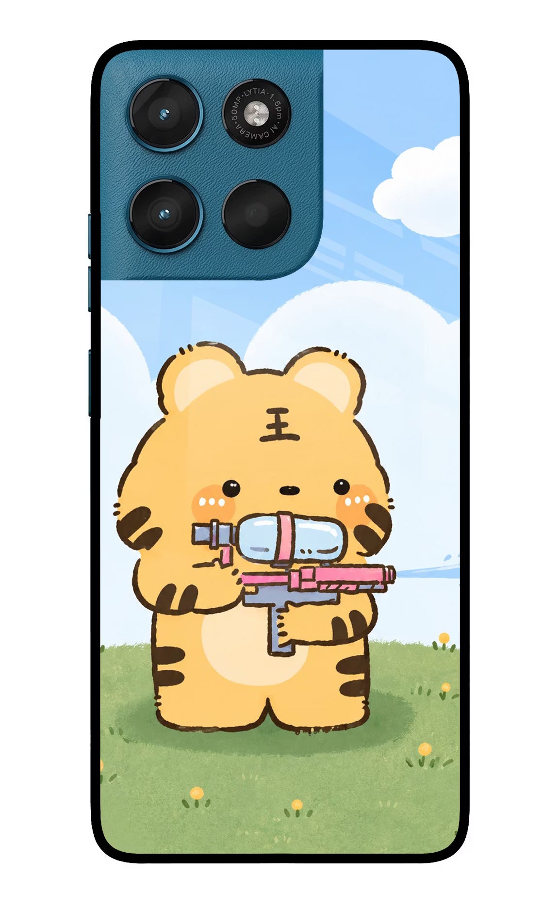 Tiger Treat Moto G57 Power 5G Glass Case