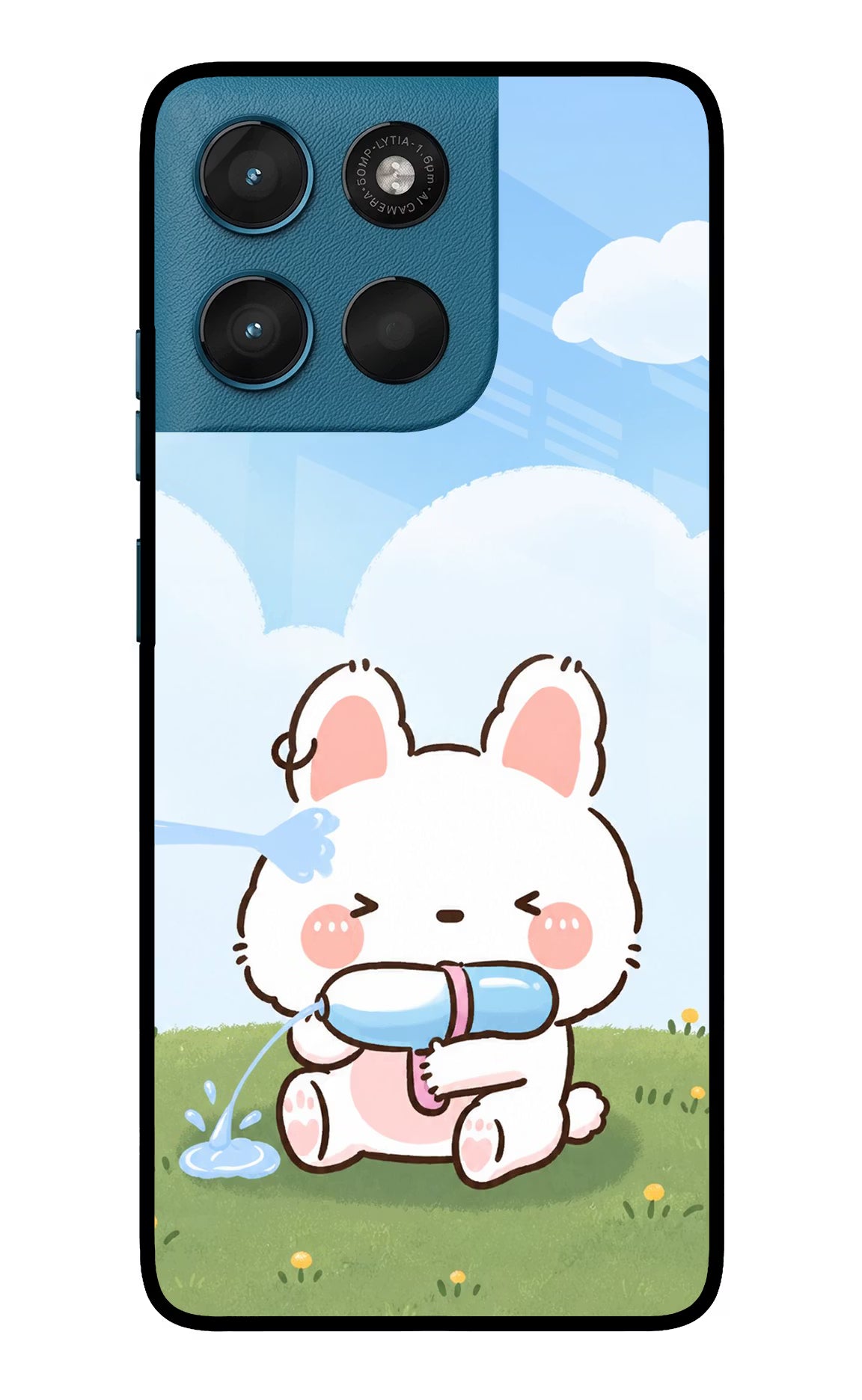 Bunny Treat Moto G57 Power 5G Glass Case