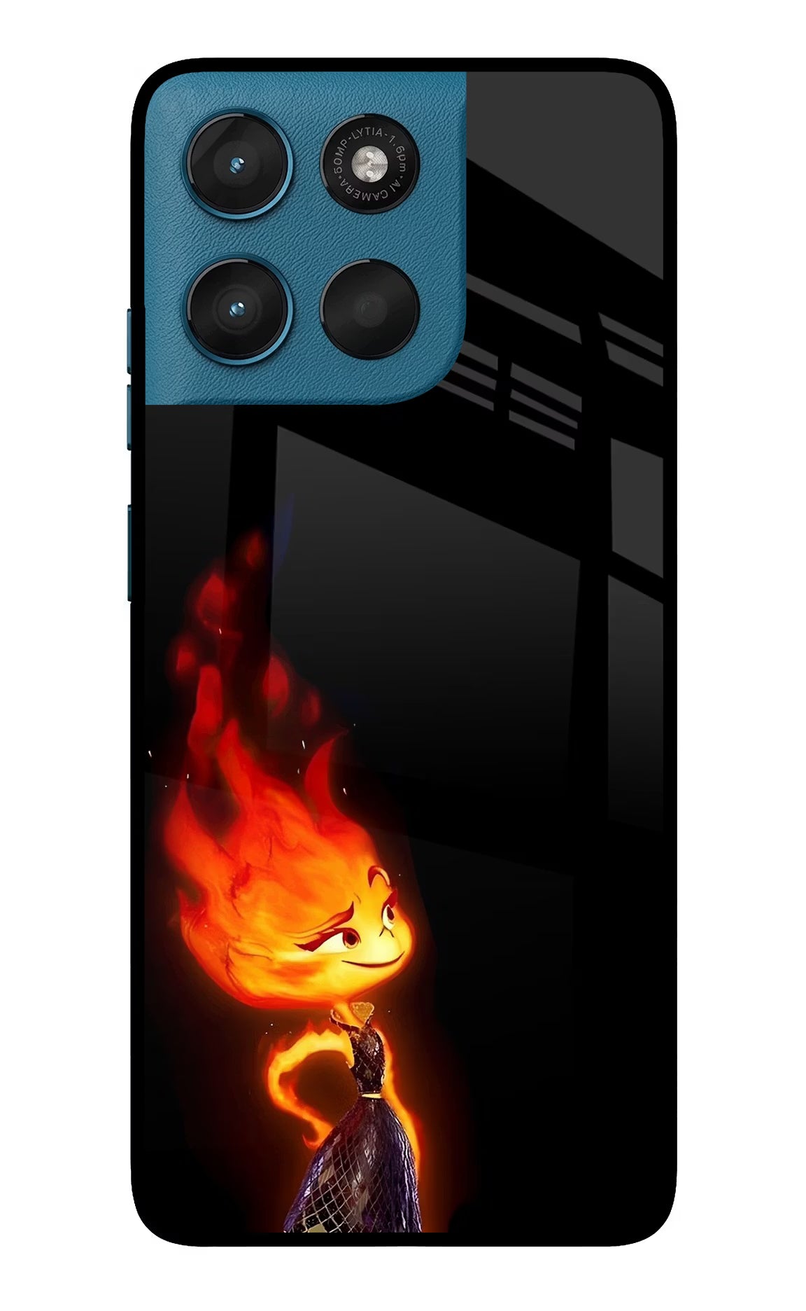 Ember Flame Moto G57 Power 5G Glass Case