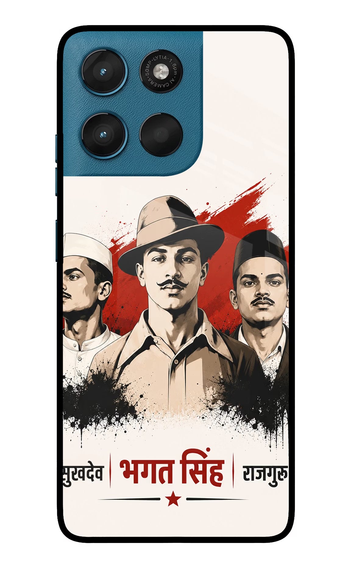 Sardar Patel Iron Will Moto G57 Power 5G Glass Case
