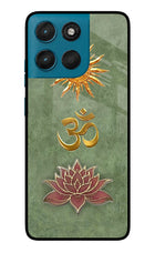 Om & Lotus Moto G57 Power 5G Glass Case