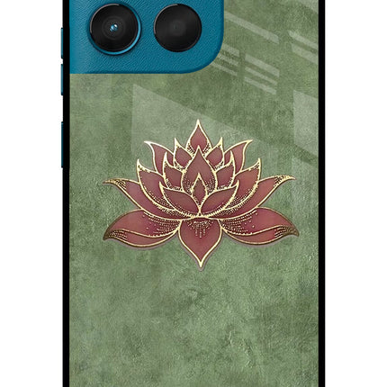 Lotus Grace Moto G57 Power 5G Glass Case