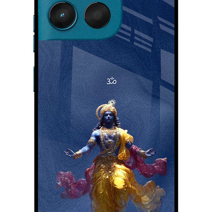 Cosmic Krishna Moto G57 Power 5G Glass Case