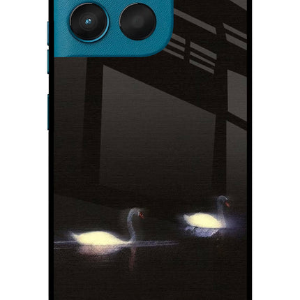 Silent Swans Moto G57 Power 5G Glass Case