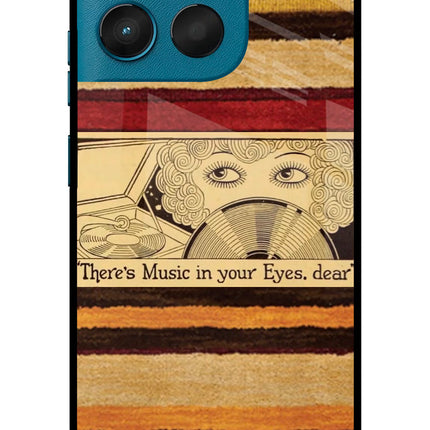 Vinyl Stripes Moto G57 Power 5G Glass Case