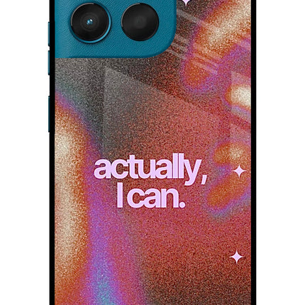 Pink Aura Moto G57 Power 5G Glass Case