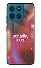 Pink Aura Moto G57 Power 5G Glass Case