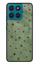 Green Stars Moto G57 Power 5G Glass Case