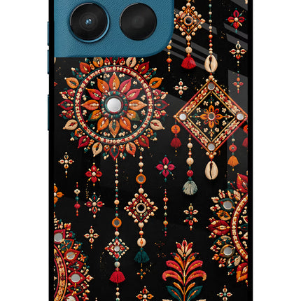 Boho Noir Moto G57 Power 5G Glass Case