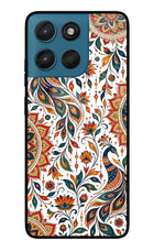 White Mayura Moto G57 Power 5G Glass Case