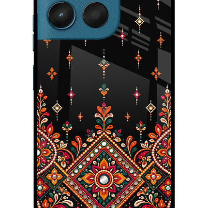 Noir Mehfil Moto G57 Power 5G Glass Case