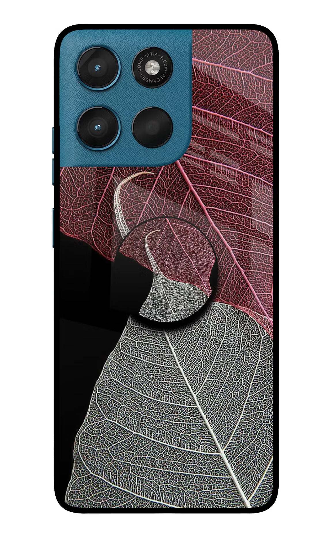Leaf Pattern Moto G57 Power 5G Pop Case by Casekaro