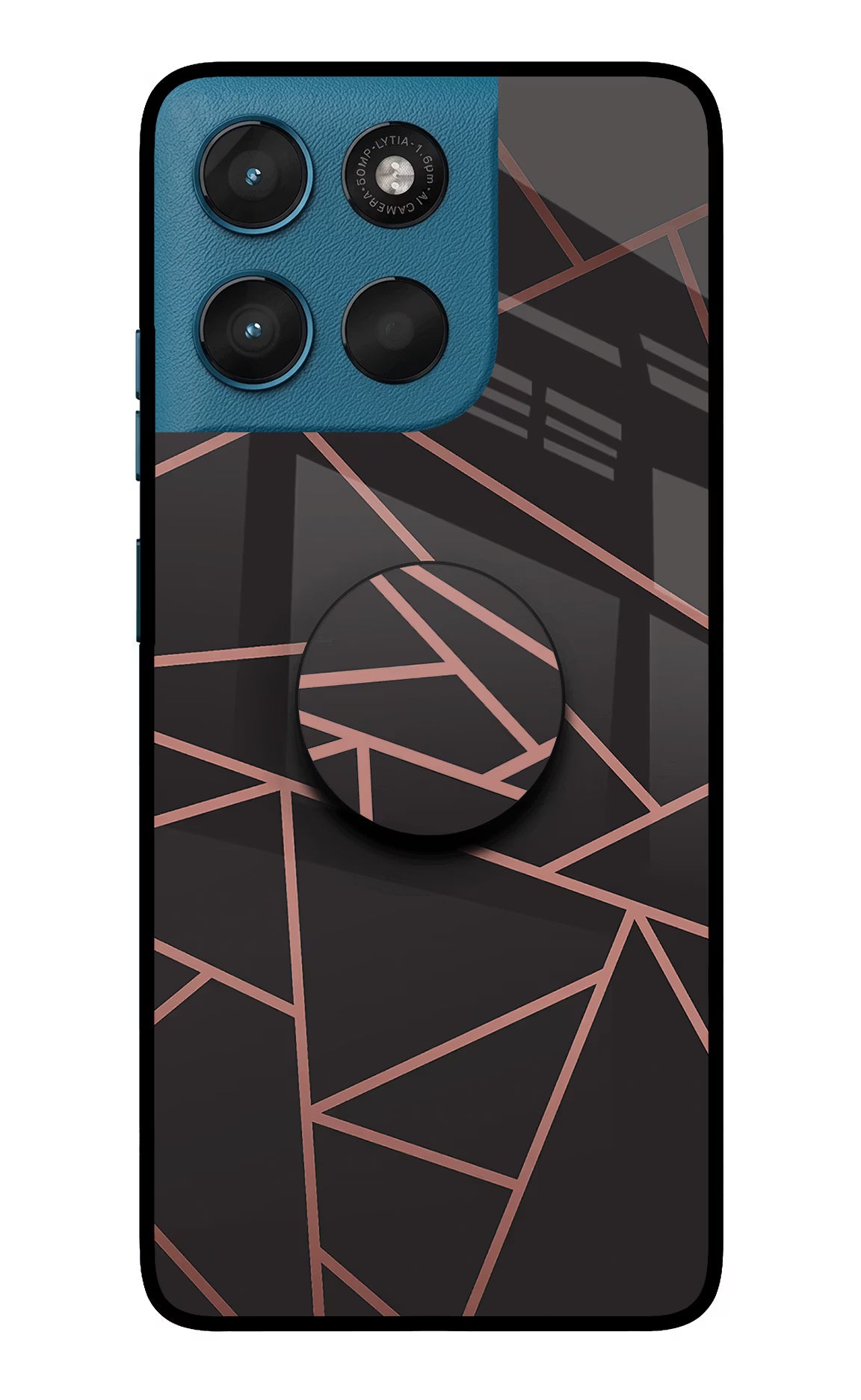 Geometric Pattern Moto G57 Power 5G Pop Case by Casekaro