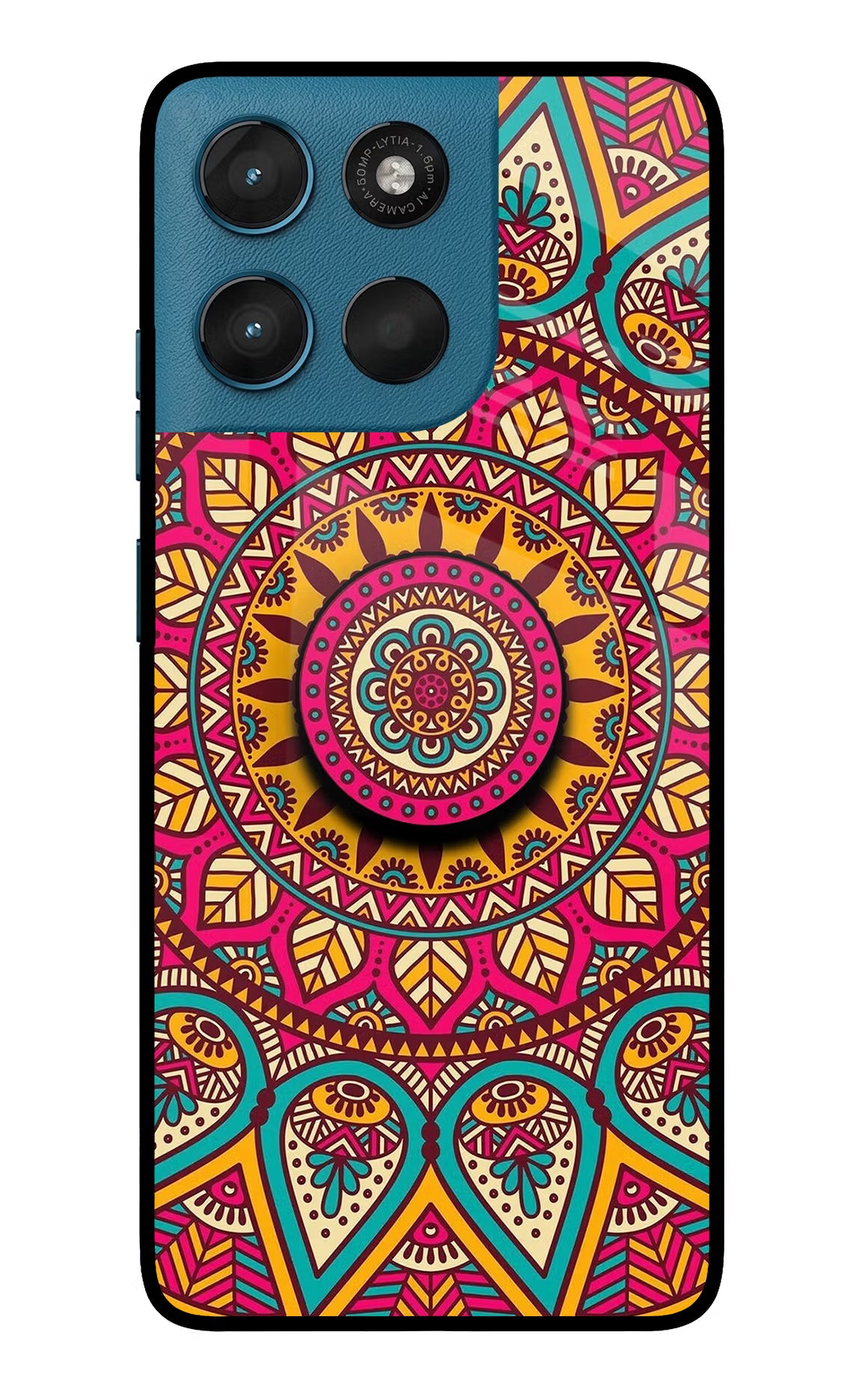 Mandala Moto G57 Power 5G Pop Case by Casekaro