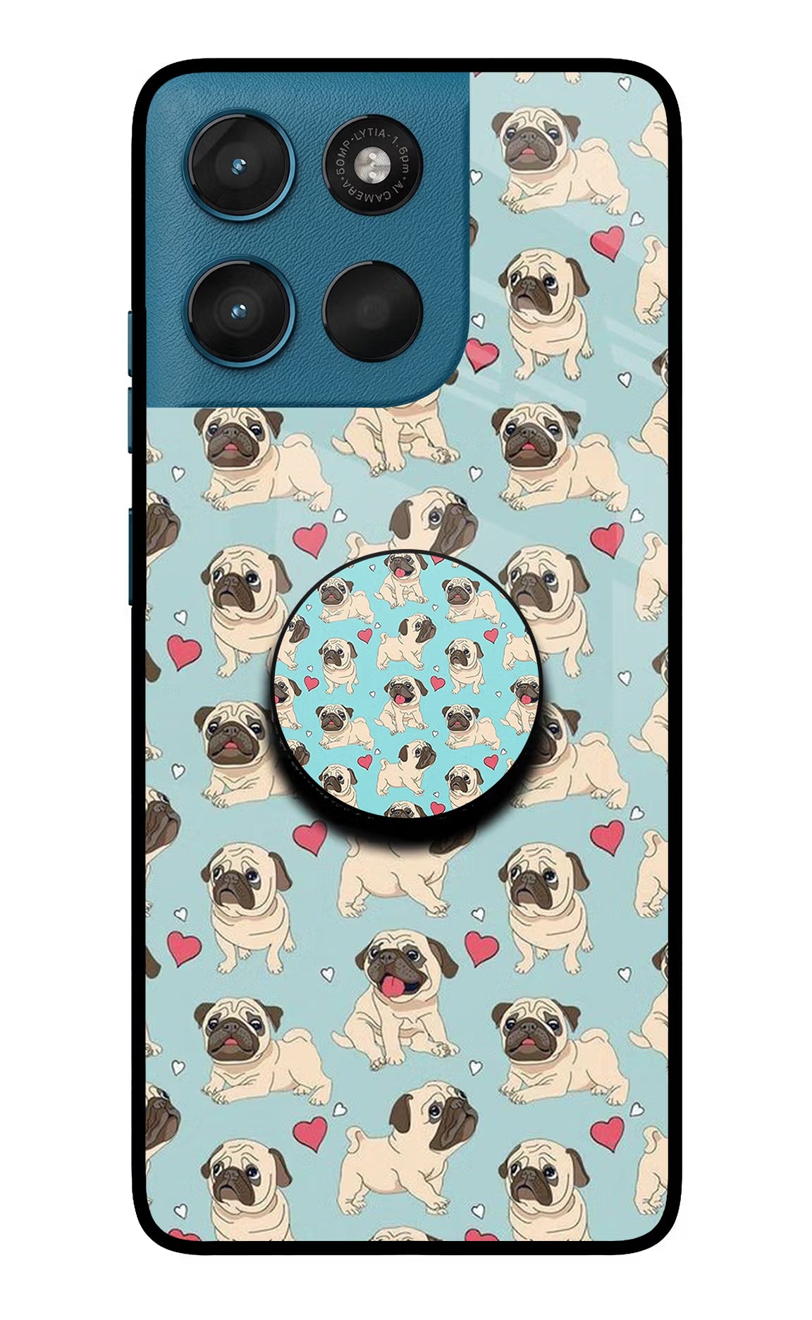 Pug Dog Moto G57 Power 5G Pop Case by Casekaro
