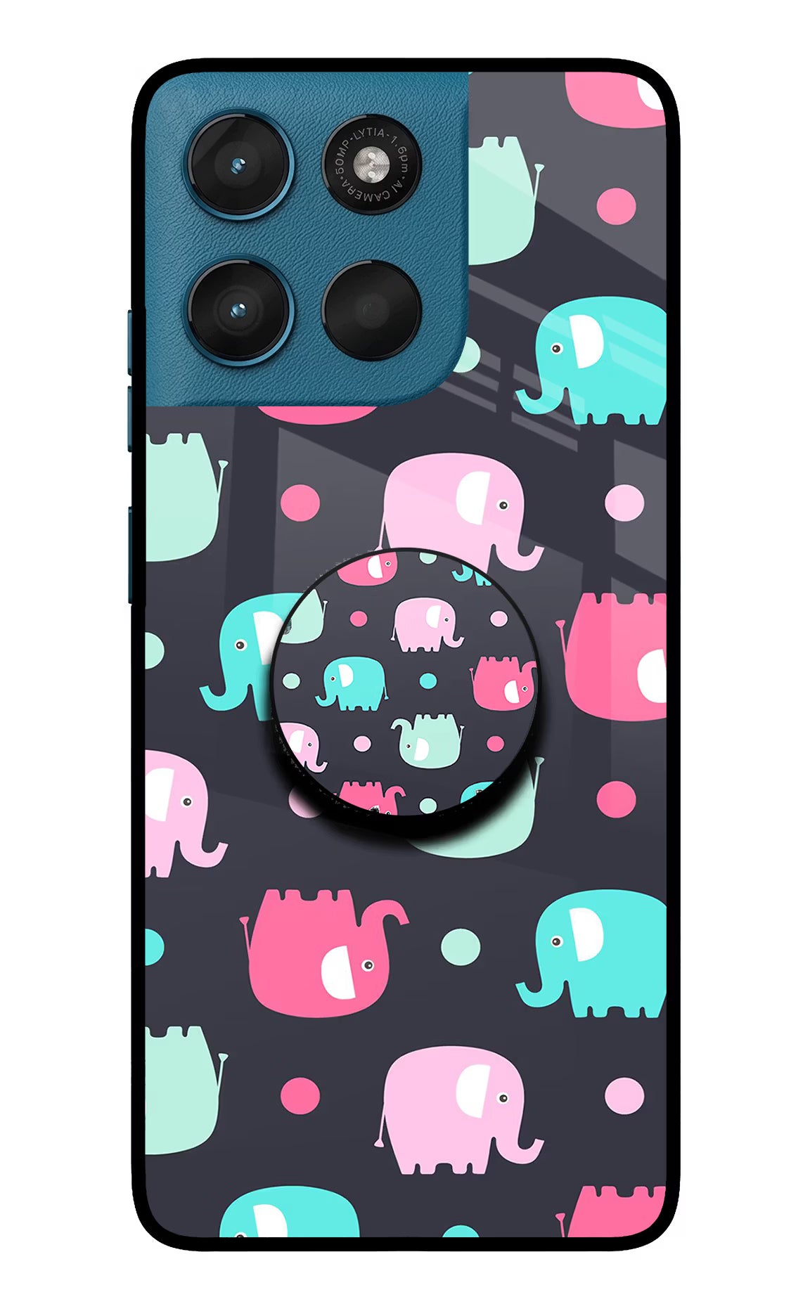 Baby Elephants Moto G57 Power 5G Pop Case by Casekaro