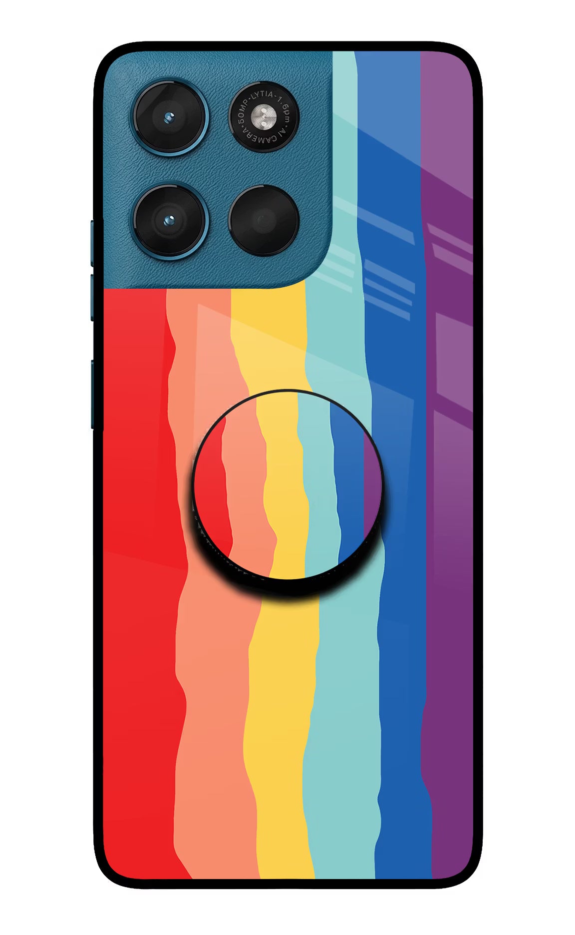 Rainbow Moto G57 Power 5G Pop Case by Casekaro
