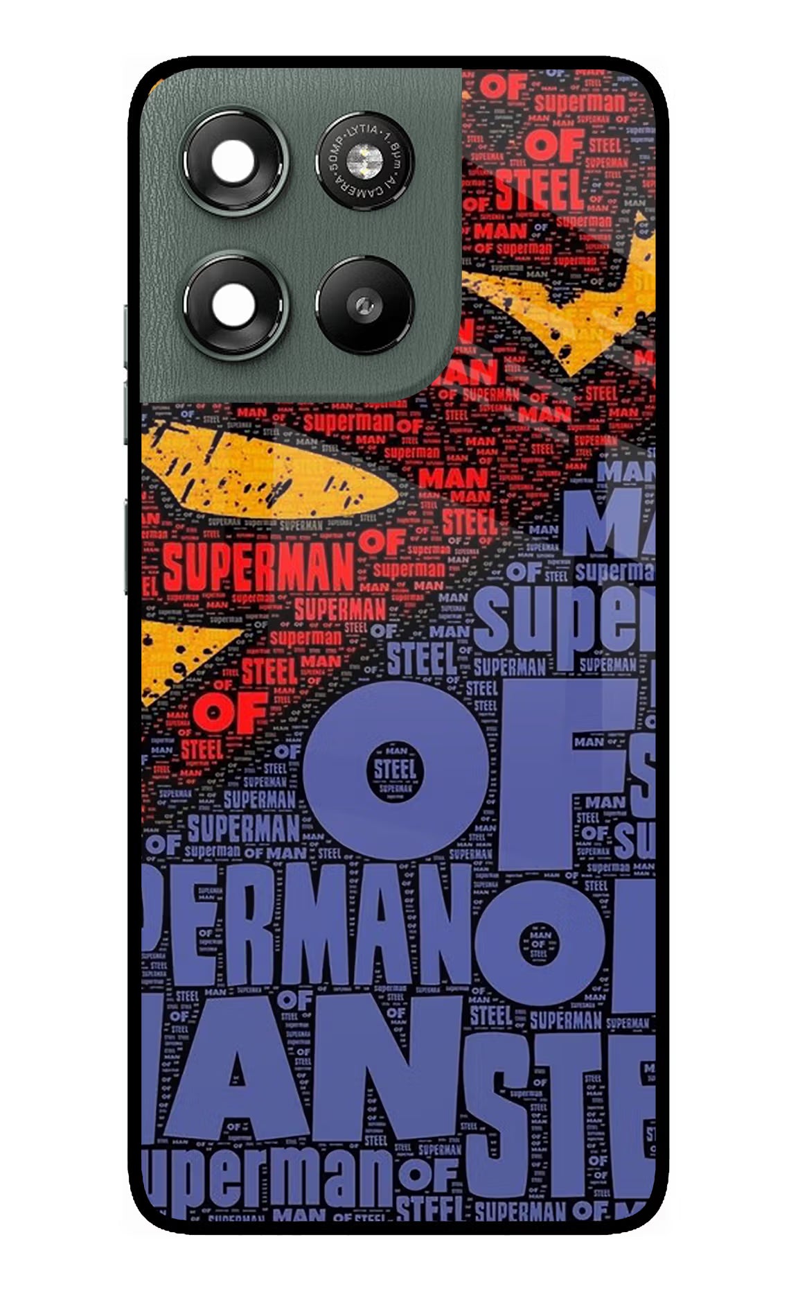 Superman Moto G67 Power 5G Glass Case Back Cover by Casekaro