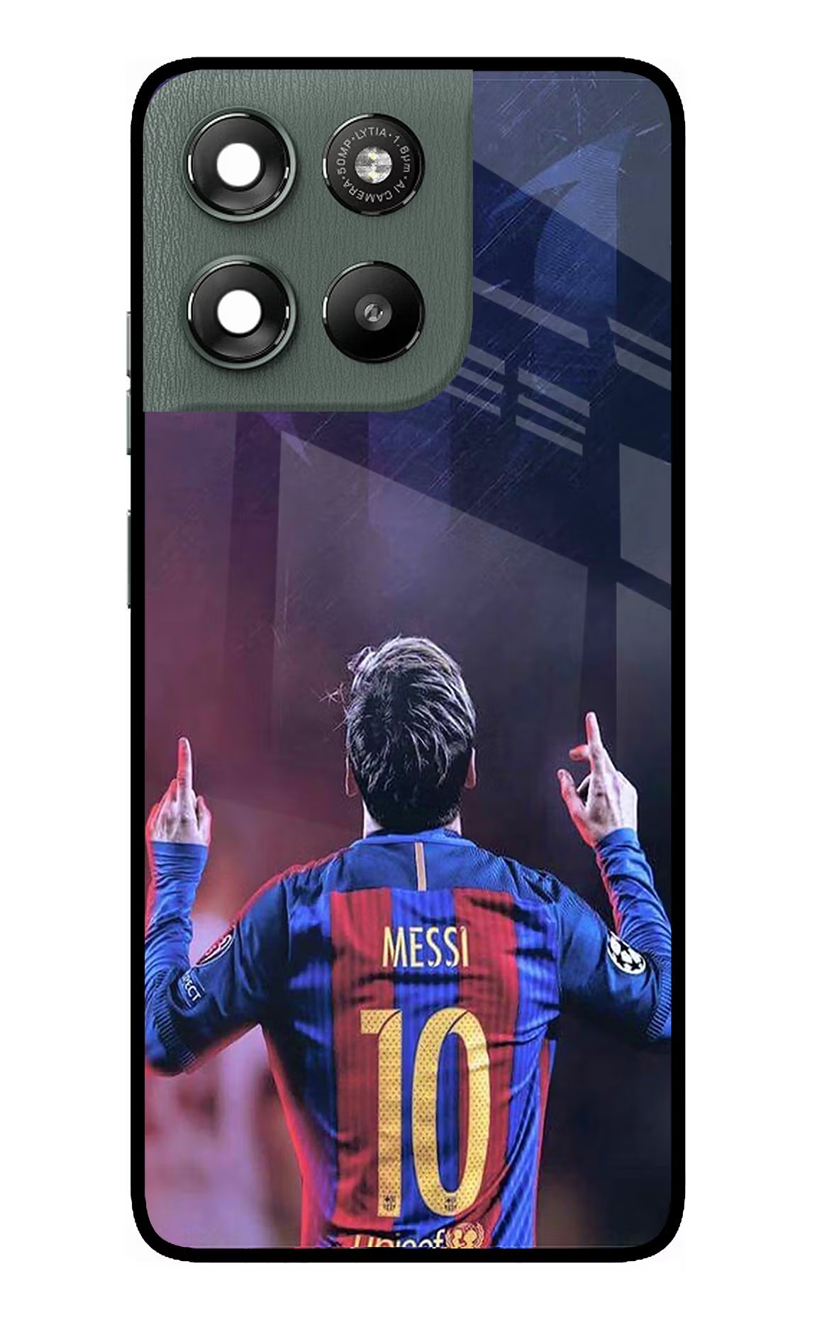 Messi Moto G67 Power 5G Glass Case