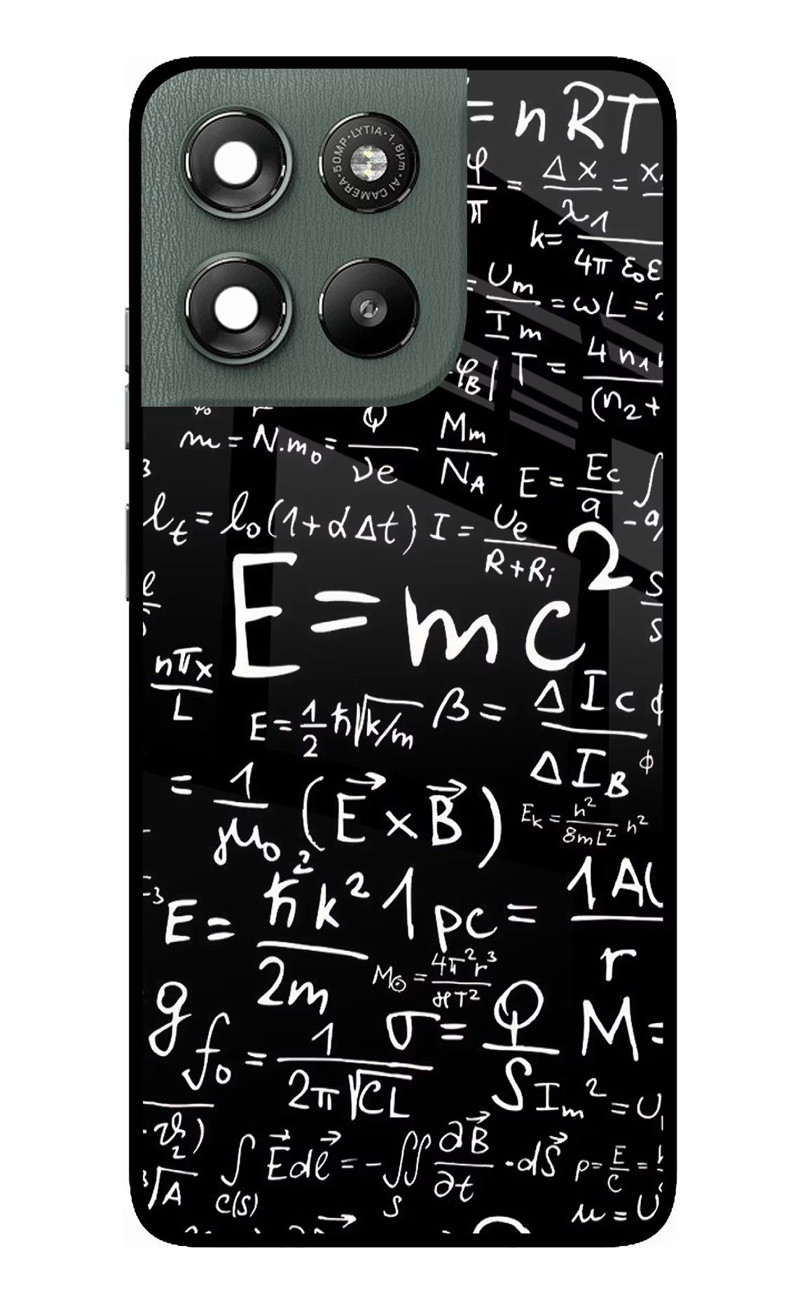 Physics Formula Moto G67 Power 5G Glass Case Back Cover by Casekaro