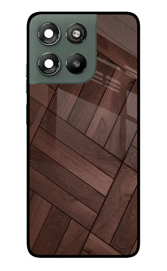 Wooden Texture Design Moto G67 Power 5G Glass Case