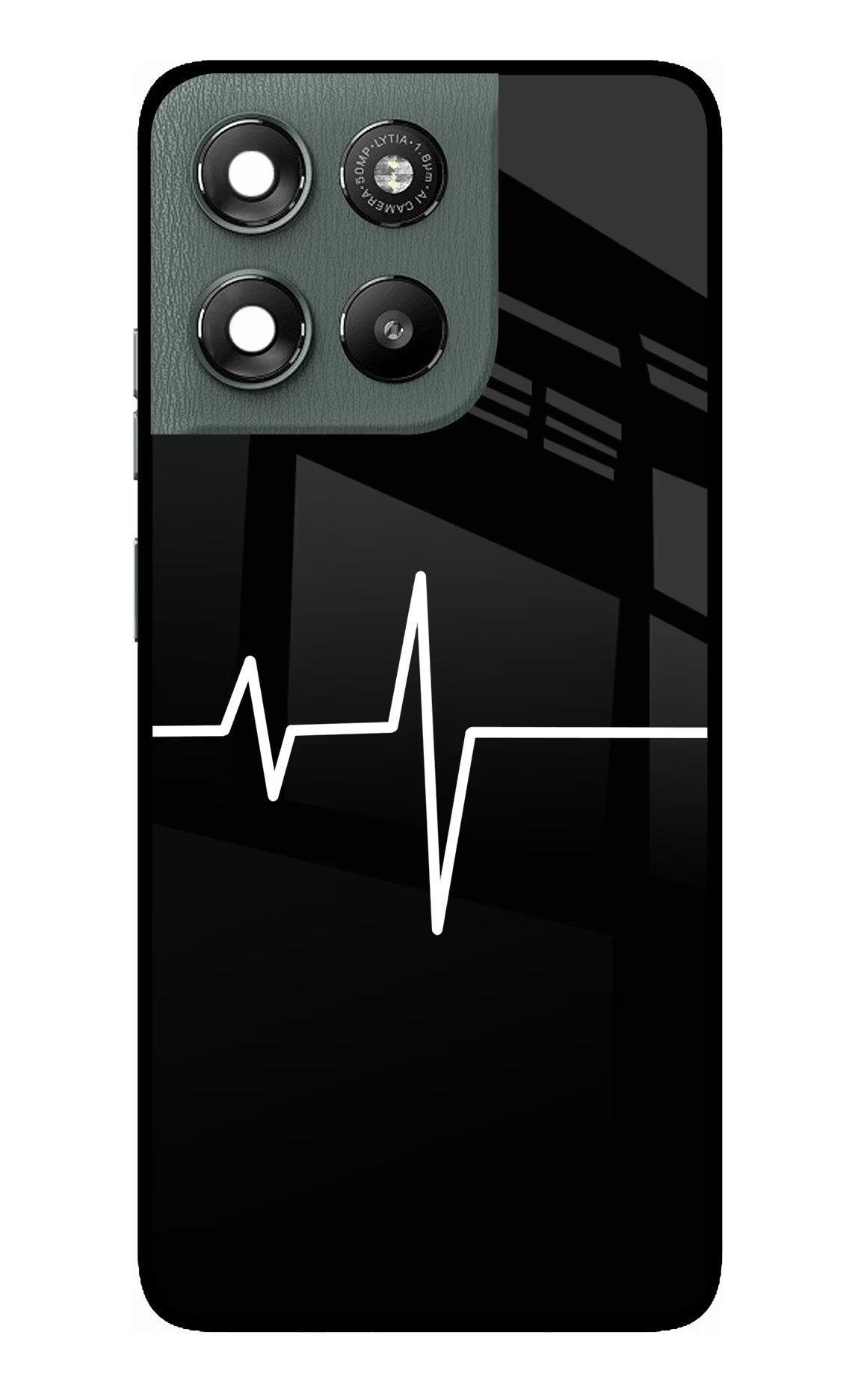 Heart Beats Moto G67 Power 5G Glass Case Back Cover by Casekaro