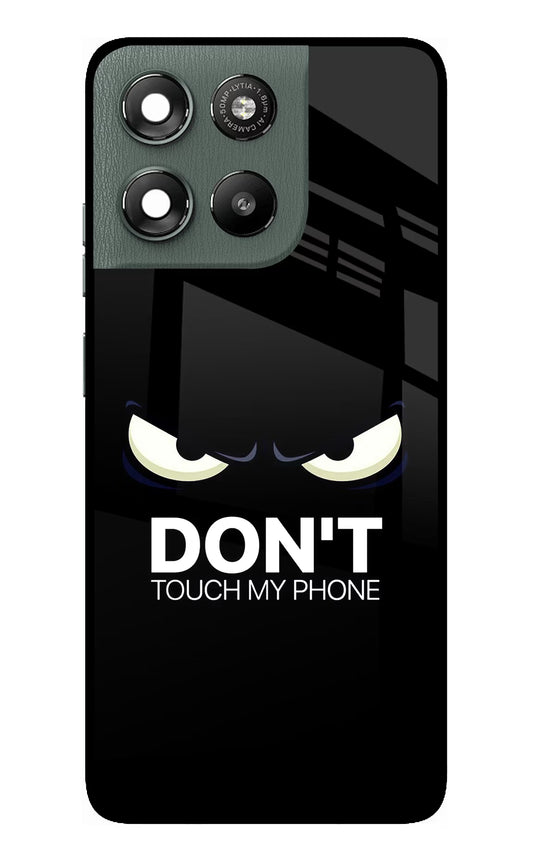 Don'T Touch My Phone Moto G67 Power 5G Glass Case